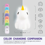 LumiPets Color Changing Nightlight - Unicorn