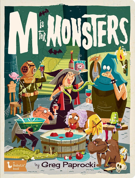 *NEW* BabyLit Alphabet Books - M is for Monsters