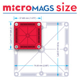 *NEW* Magna-Tiles microMAGS 70-Piece Deluxe Set