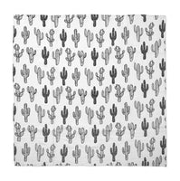 *FINAL SALE* Modern Burlap Organic Cotton Black & White Muslin Swaddle - Cactus