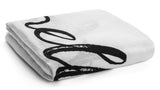 *FINAL SALE* Modern Burlap Organic Cotton Black & White Muslin Swaddle - Hello World