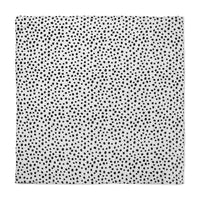 *FINAL SALE* Modern Burlap Organic Cotton Black & White Muslin Swaddle - Spots