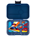 *COMING SOON* Yumbox Tapas 4-Compartment Leakproof Bento Box - Monte Carlo Blue with Racing Tray