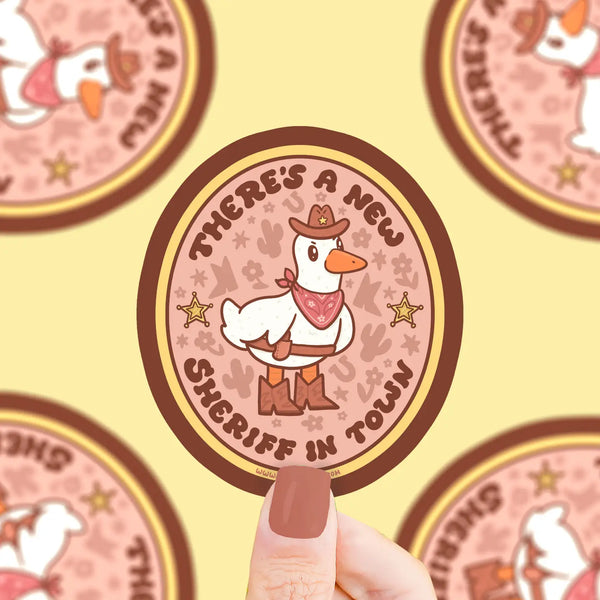 *NEW* Turtle's Soup 'There's A New Sheriff In Town' Vinyl Sticker
