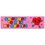 *COMING SOON* Krystan Saint Cat 'On My Way to Ruin My Own Life' Vinyl Sticker