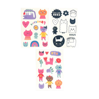 Ooly Tattoo-Palooza Mini Temporary Tattoos - Pawsitive Cats