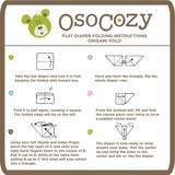 OsoCozy Unbleached Birdseye Flat Diapers