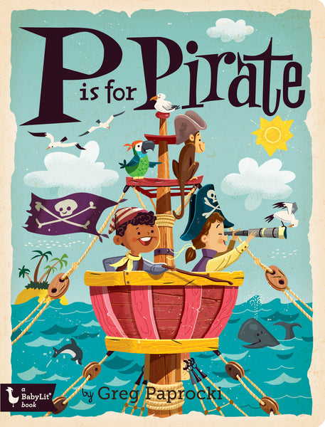*NEW* BabyLit Alphabet Books - P is for Pirate