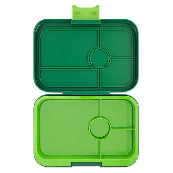 *COMING SOON* Yumbox Tapas 4-Compartment Leakproof Bento Box - Palm Green with Lime Tray