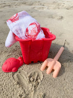 *NEW* Little Hometown Muslin Swaddle Blanket - Pink Crab