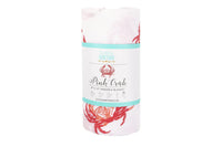 *NEW* Little Hometown Muslin Swaddle Blanket - Pink Crab