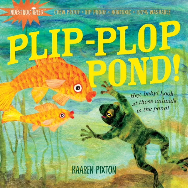 *NEW* Indestructibles Books - Plip-Plop Pond!