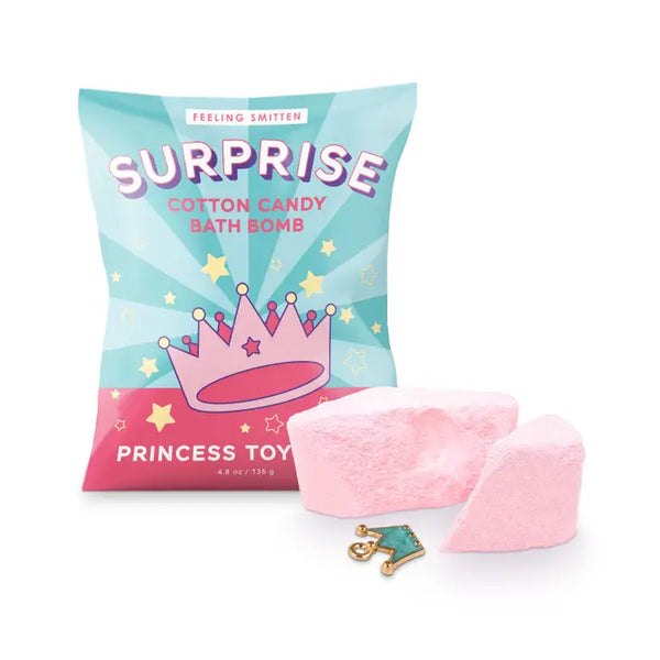 Feeling Smitten Surprise Bath Bomb - Princess Cotton Candy