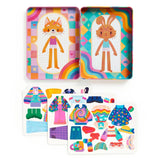 *NEW* Mudpuppy Magnetic Dress-Up Tin: Rainbow Fashion