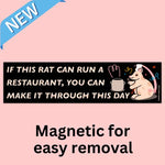 Tender Ghost Rat Chef Bumper Magnet