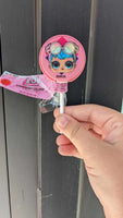 *NEW* Licensed Character Lollipop Holder with Strawberry Lollipop