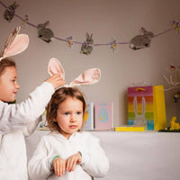 Fabric Bunny Ears Headband