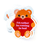 *COMING SOON* Krystan Saint Cat 'I'd Rather Be Rotting in Bed' Vinyl Sticker