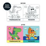 *NEW* Mudpuppy Color Magic Bath Book: Rub-A-Dub Dinos!