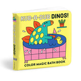 *NEW* Mudpuppy Color Magic Bath Book: Rub-A-Dub Dinos!