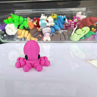 *NEW* Ruby's Dragons Tiny 3D Printed Octopus Fidgets