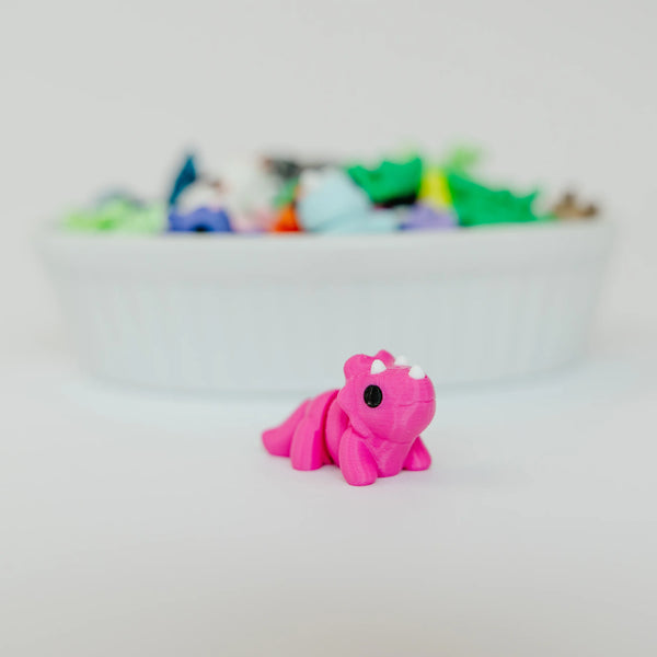 *NEW* Ruby's Dragons Tiny 3D Printed Triceratops Fidgets