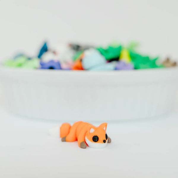 *NEW* Ruby's Dragons Tiny 3D Printed Fox Fidgets