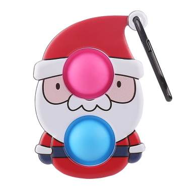 *FINAL SALE* Santa Bubble Popper Fidget Keychain