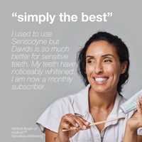 *NEW* Davids Sensitive + Whitening Nano-Hydroxyapatite Premium Toothpaste - Peppermint