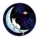 Big Moods Space Cat Vinyl Sticker
