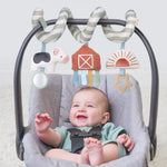 Itzy Ritzy Itzy Bitzy Spiral Car Seat Activity Toy - Farm