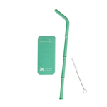 Big Bee, Little Bee Build-a-Straw Reusable Silicone Straw with Travel Case