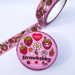 *COMING SOON* Wokeface Strawbebby Washi Tape