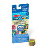 *NEW* Melissa & Doug Sticker WOW!® Mini Activity Pad & 200 Refill Stickers (Stamper Not Included)