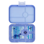*COMING SOON* Yumbox Tapas 4-Compartment Leakproof Bento Box - Hazy Blue with Panther Tray