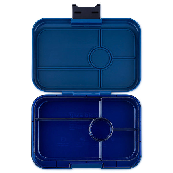 *COMING SOON* Yumbox Tapas 5-Compartment Leakproof Bento Box - Monte Carlo Blue with Clear Blue Tray