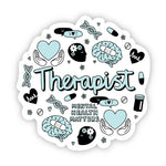 Big Moods 'Therapist' Vinyl Sticker
