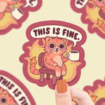 *NEW* Turtle's Soup 'This Is Fine' Vinyl Sticker