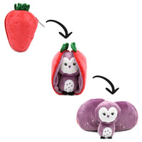 *NEW* Flipetz 2-in-1 Plush - Violet the Owl/Strawberry