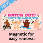 Tender Ghost 'Watch Out' Bumper Magnet