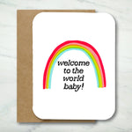 *NEW* Paper Chain Studios Welcome to the World Baby Greeting Card