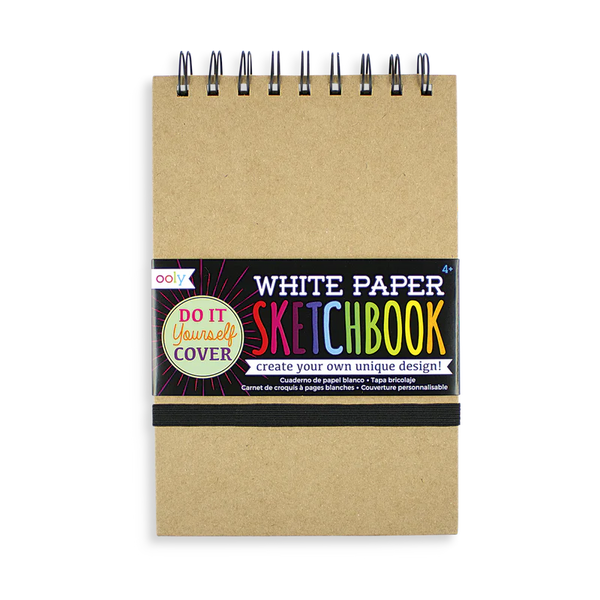 Ooly DIY Cover Sketchbook - White Paper