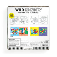 *NEW* Mudpuppy Color Magic Bath Book: Wild Rainbow