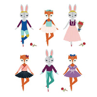 *NEW* Mudpuppy Magnetic Dress-Up Tin: Woodland Ballet