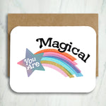*NEW* Paper Chain Studios You Are Magical Holographic Greeting Card