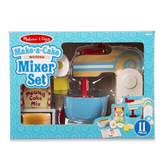 Melissa & Doug Make-A-Cake Mixer Set