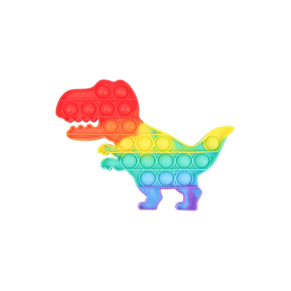 Rainbow T-Rex Fidget Popper