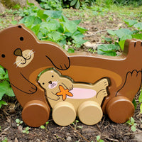 Jack Rabbit Creations Big & Little Sea Otter Push Toy