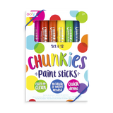 Ooly Chunkies Classic Paint Sticks - 12 Pack