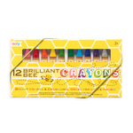 Ooly Brilliant Bee Crayons, 12-pack